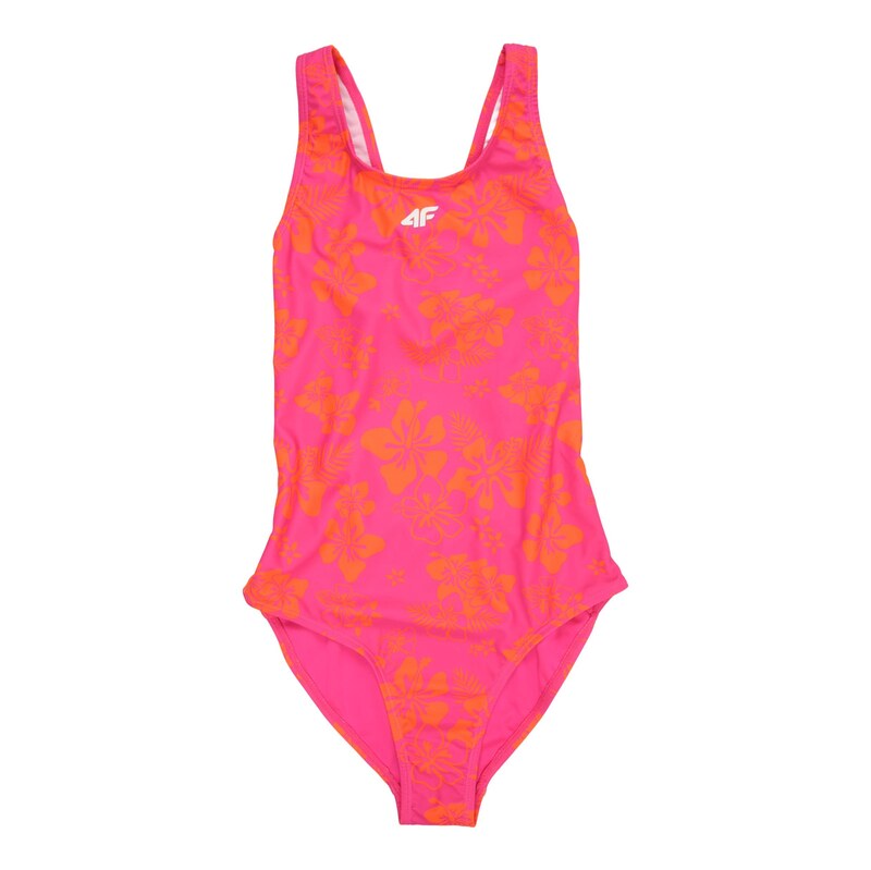 4F Junior Sportovní plavky oranžová / pink / bílá