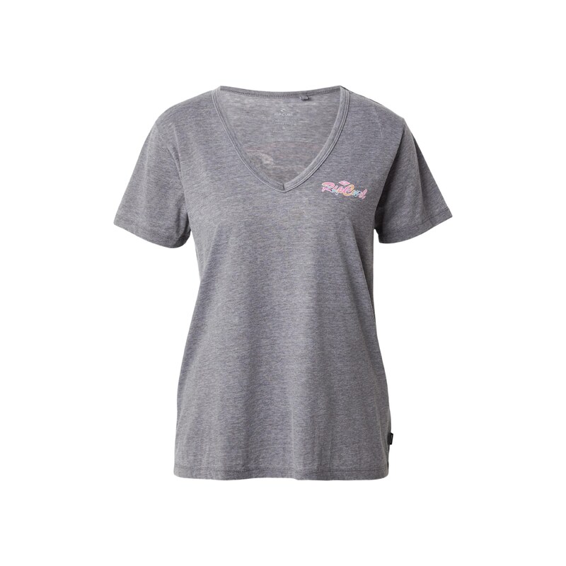 RIP CURL Tričko LAYDAY modrá / šedý melír / oranžová / růžová 115420852