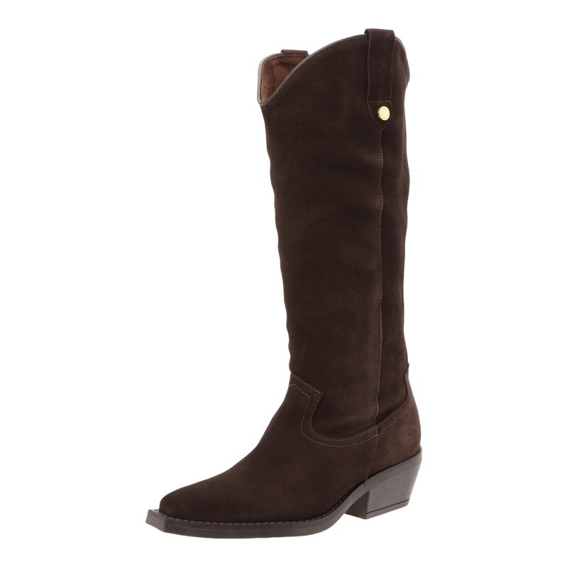 STEVE MADDEN Kovbojské boty Wiraya tmavě hnědá