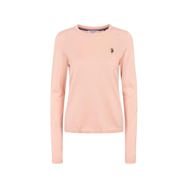 U.S. POLO ASSN. Svetr UWMie pastelově růžová 115420996