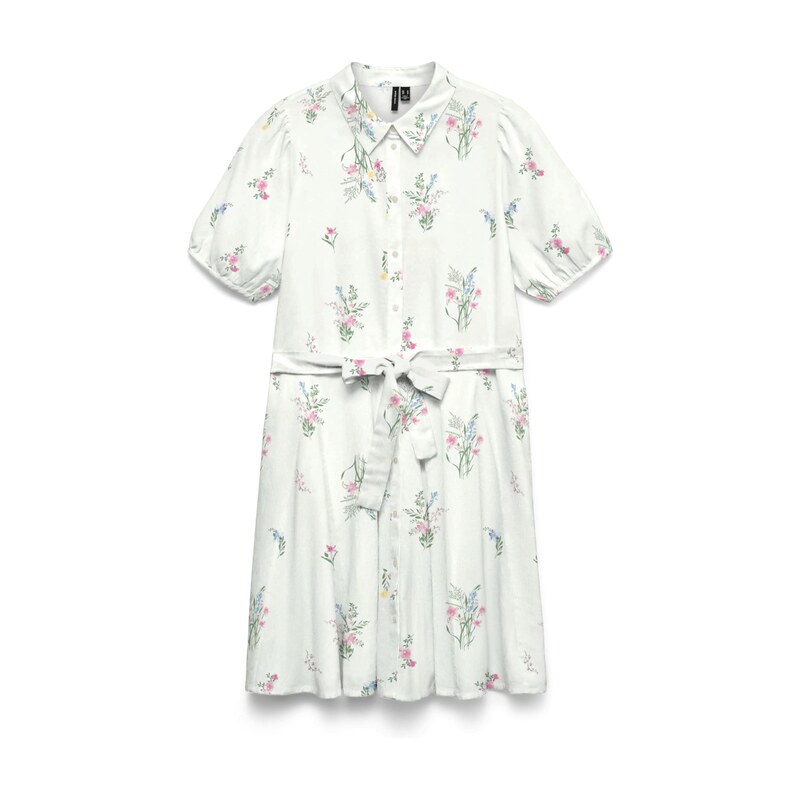 VERO MODA Košilové šaty VMDICTHE modrá / tmavě zelená / růžová /