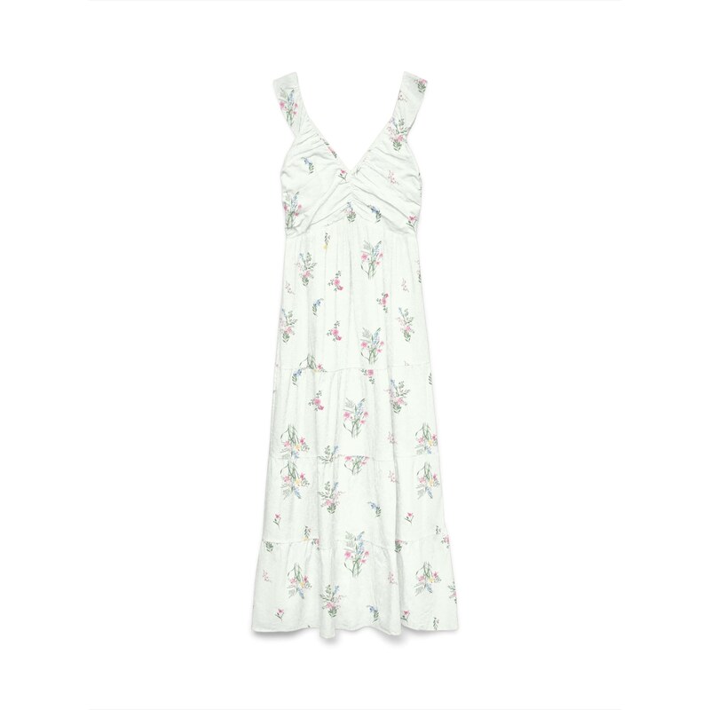 VERO MODA Šaty VMDICTHE modrá / zelená / růžová / bílá