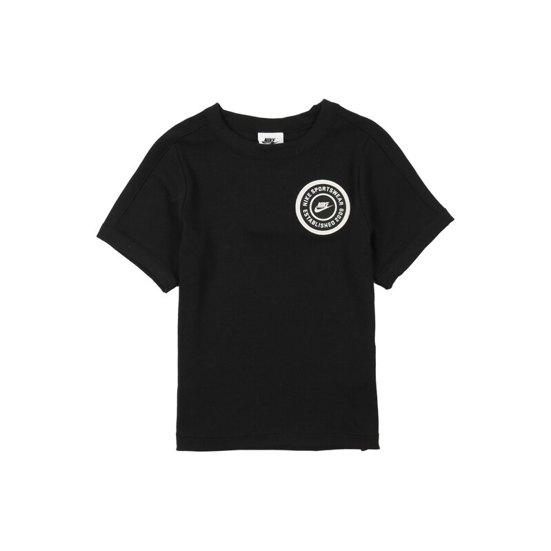 Nike Sportswear Tričko černá / bílá