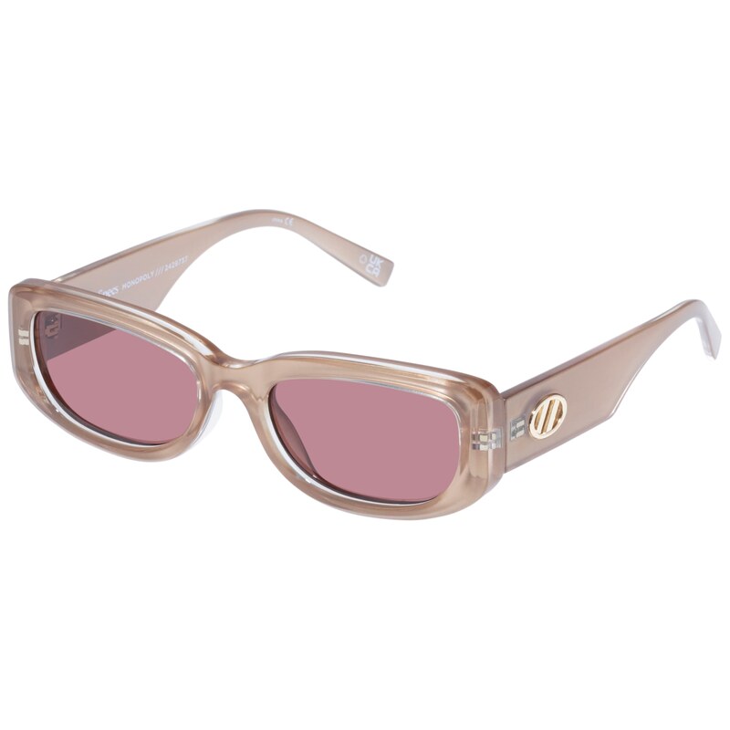 LE SPECS Sluneční brýle Monopoly champagne / starorůžová