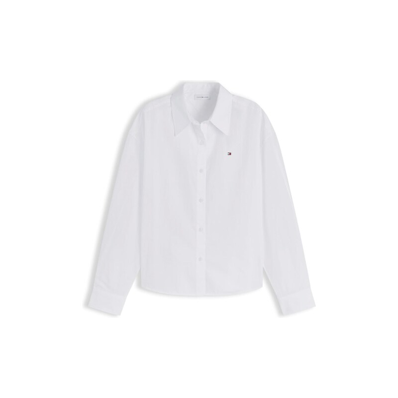 TOMMY HILFIGER Halenka Boxy Fit bílá