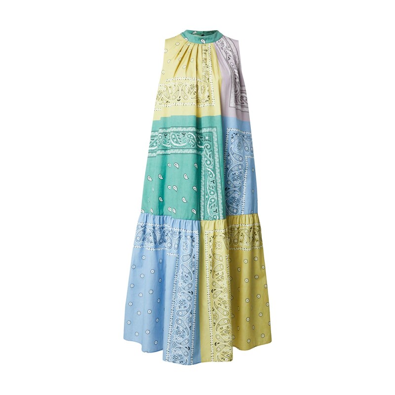 Weekend Max Mara Šaty REGNO světlemodrá / žlutá / zelená / šeříková 115421978