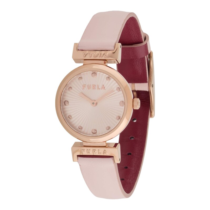 FURLA Analogové hodinky Twist zlatá / růže / burgundská červeň 115421961