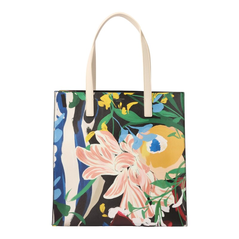Ted Baker Nákupní taška BOUANI světle béžová / modrá / zelená / černá 115421954