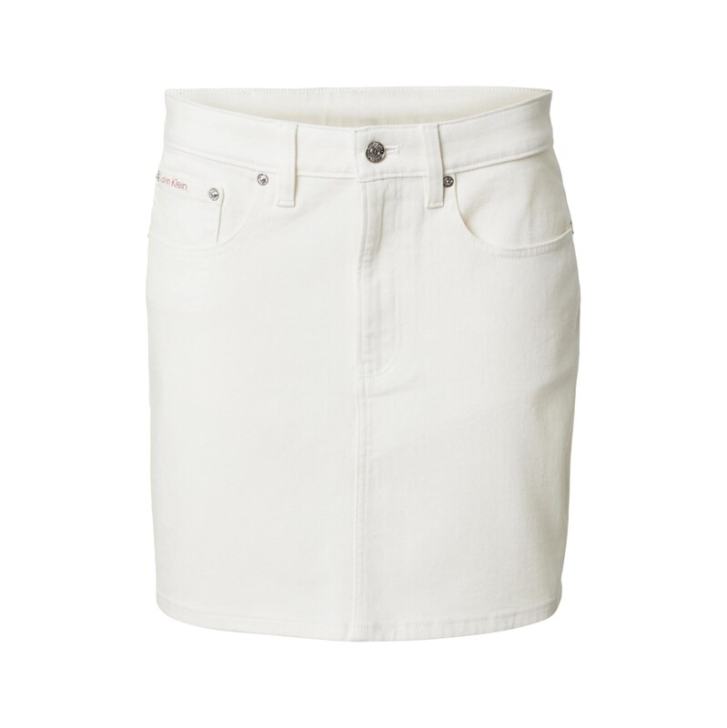 Calvin Klein Jeans Sukně bílá džínovina 115422009