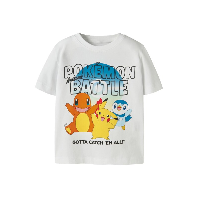 NAME IT Tričko NMMMALT POKEMON svítivě modrá / žlutá / černá /