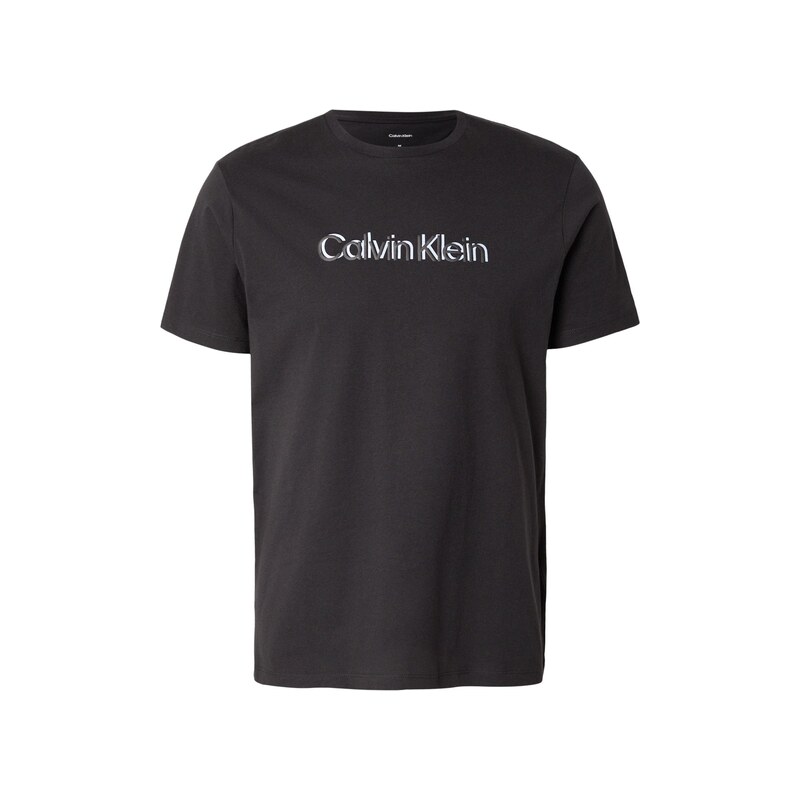 Calvin Klein Tričko grafitová / černá / bílá