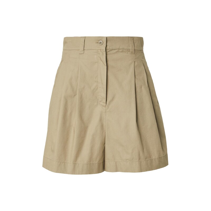 Weekend Max Mara Kalhoty se sklady v pase ARMONIA khaki 115422299