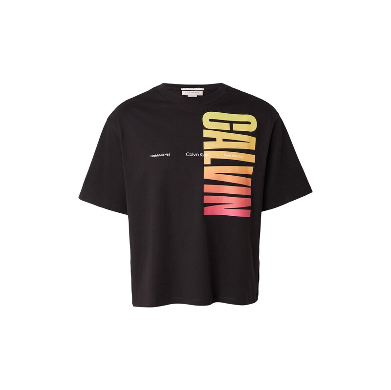 Calvin Klein Jeans Tričko PRIDE žlutá / oranžová / světle růžová