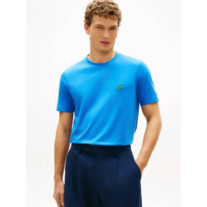 Tommy Hilfiger pánské modré tričko