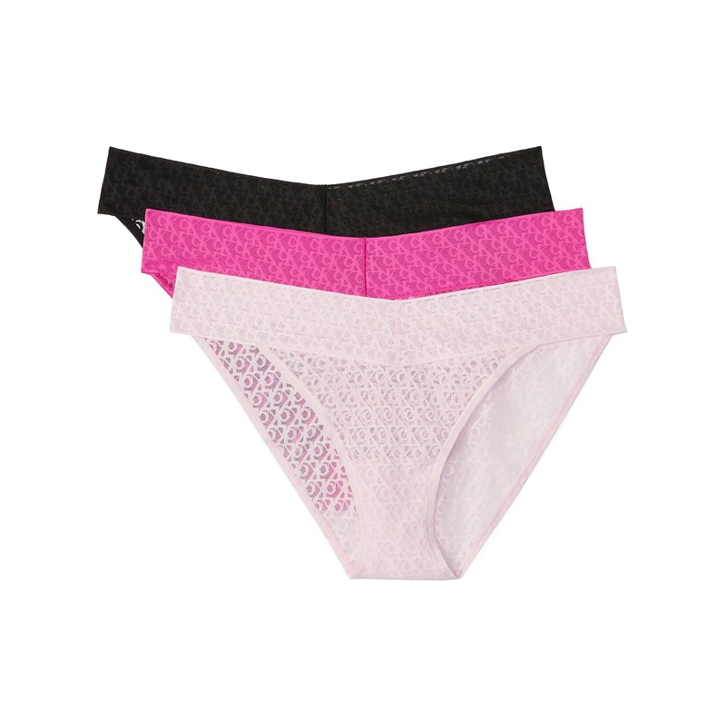 Calvin Klein Underwear Kalhotky orchidej / růže / černá