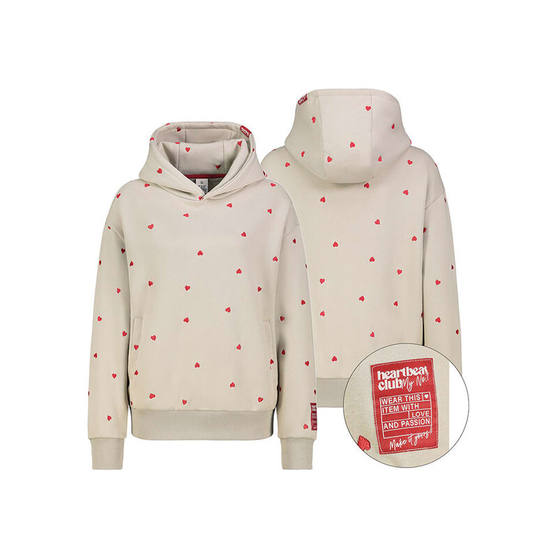 Mikina Eight2Nine Beige/ Rot 8422379