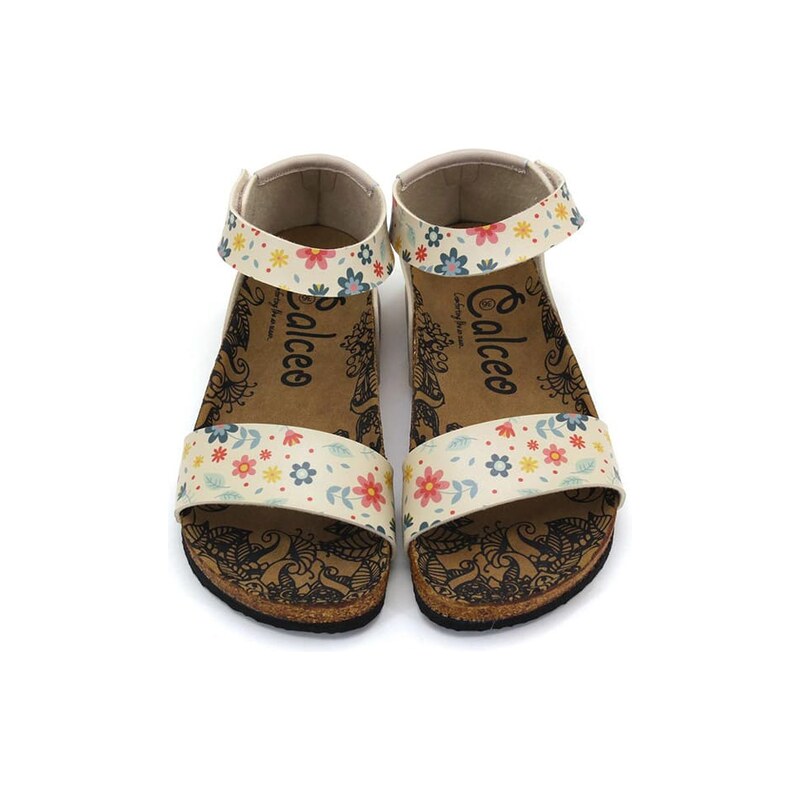 Sandály Calceo Beige/ Bunt 526107 115433508