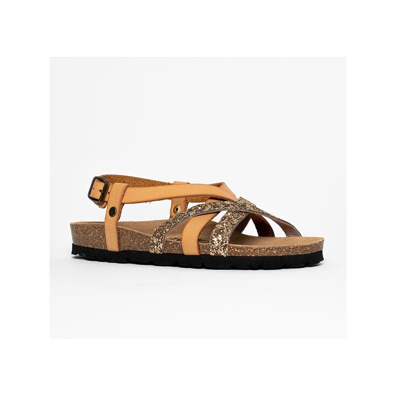 Sandály Bluebay Hellbraun/ Gold 856106 115434265