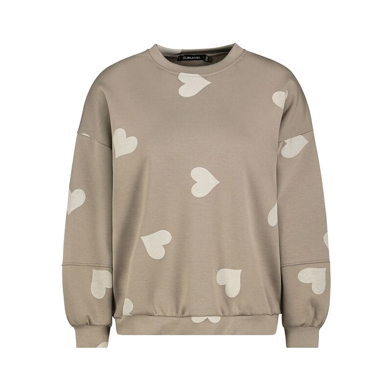 Mikina Sublevel Braun/ Beige 2097515 115435120