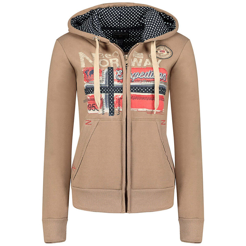 Mikina Geographical Norway Beige 180749 115436467