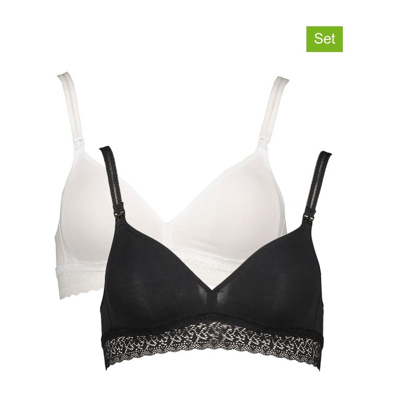 Podprsenka Petit Fleur Weiß/ Schwarz 6008352 115431729