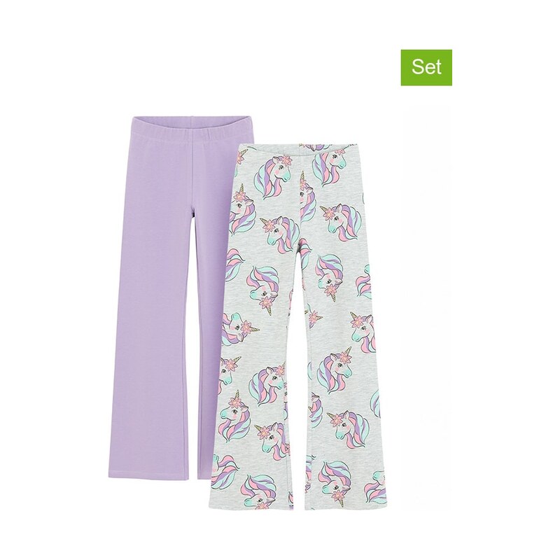 Legíny COOL CLUB Lila/ Grau 8786153
