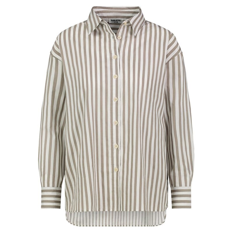 Košile Sublevel Beige/ Weiß 9015419 115433560