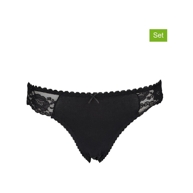 Kalhotky PETITE FLEUR Schwarz 676843