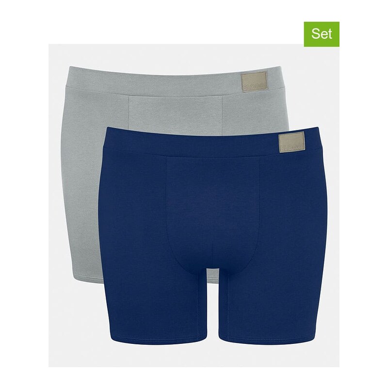 Boxerky Sloggi Blau/ Grau 8080001