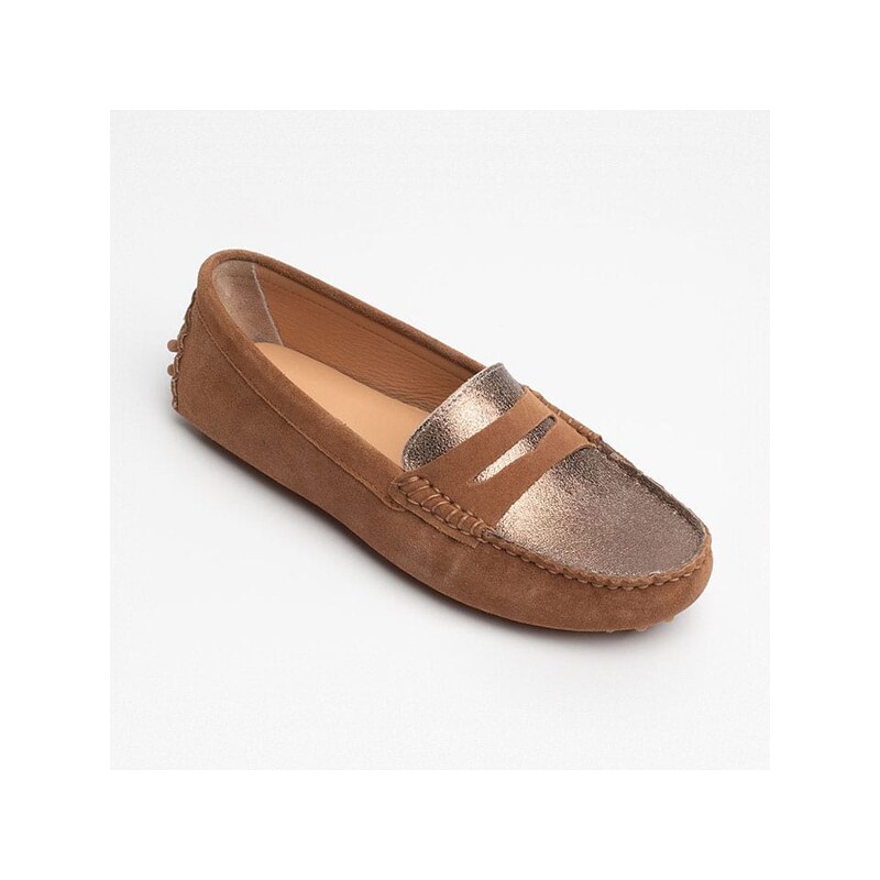 CHARLES & SMITH Hellbraun/ Gold 7442320