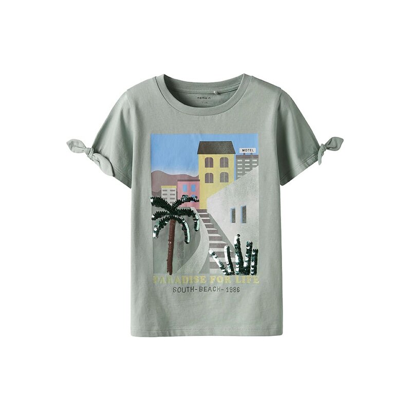 Tričko name it Khaki 6911594