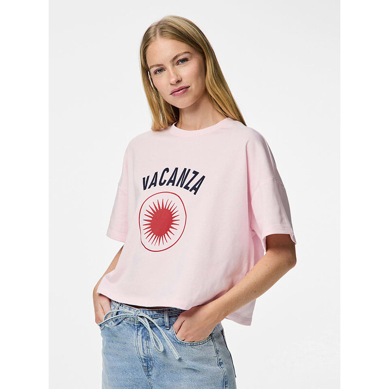 Tričko Pieces Rosa 4750931 115435171
