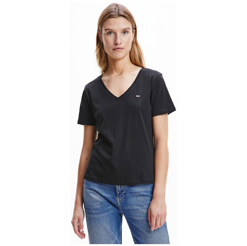 Tričko TOMMY JEANS Schwarz 5215702