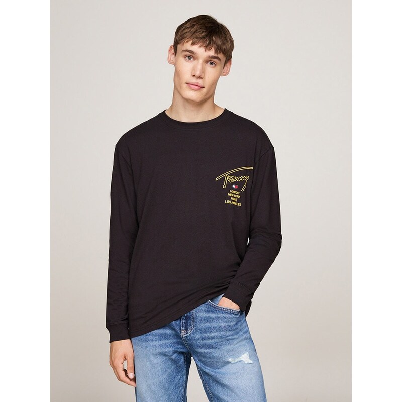Tričko TOMMY JEANS Schwarz 9880170