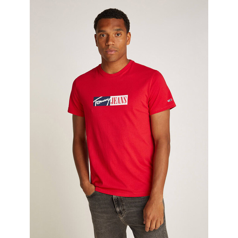 Tričko TOMMY JEANS Rot 6611727