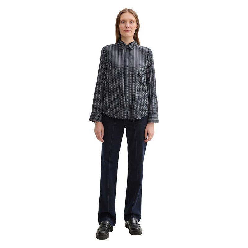 Košile Tom Tailor Dunkelblau/ Grün 7001430 115437410