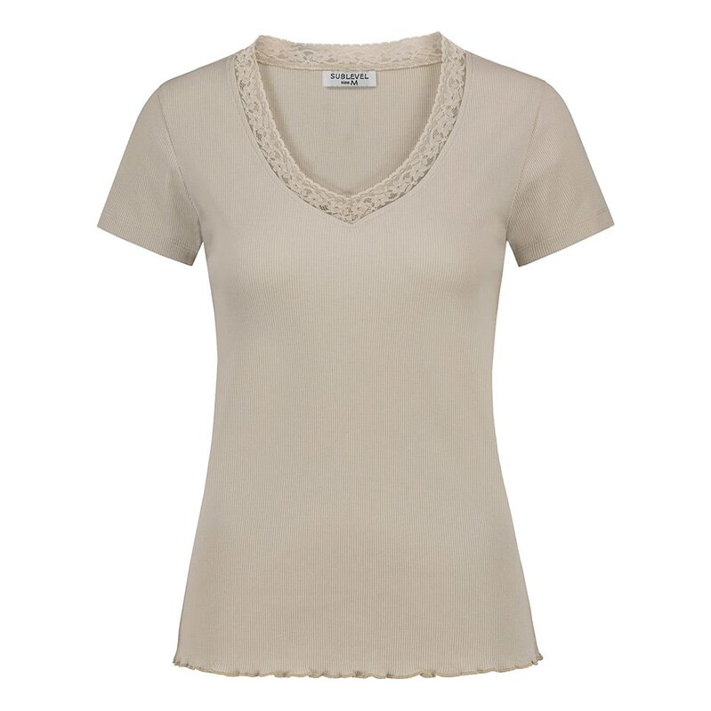 Tričko Sublevel Beige 5620474