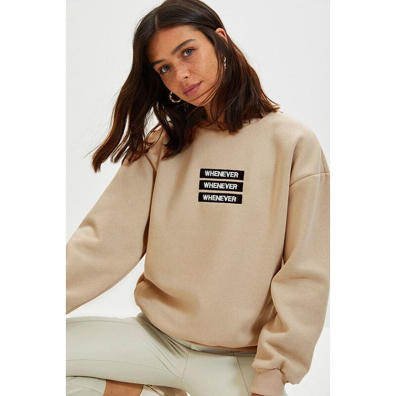 Mikina trendyol Sand 7787785 115437922
