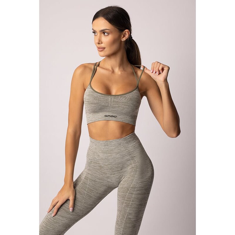 Sportovní podprsenka Spaio Khaki 2559375 115438028