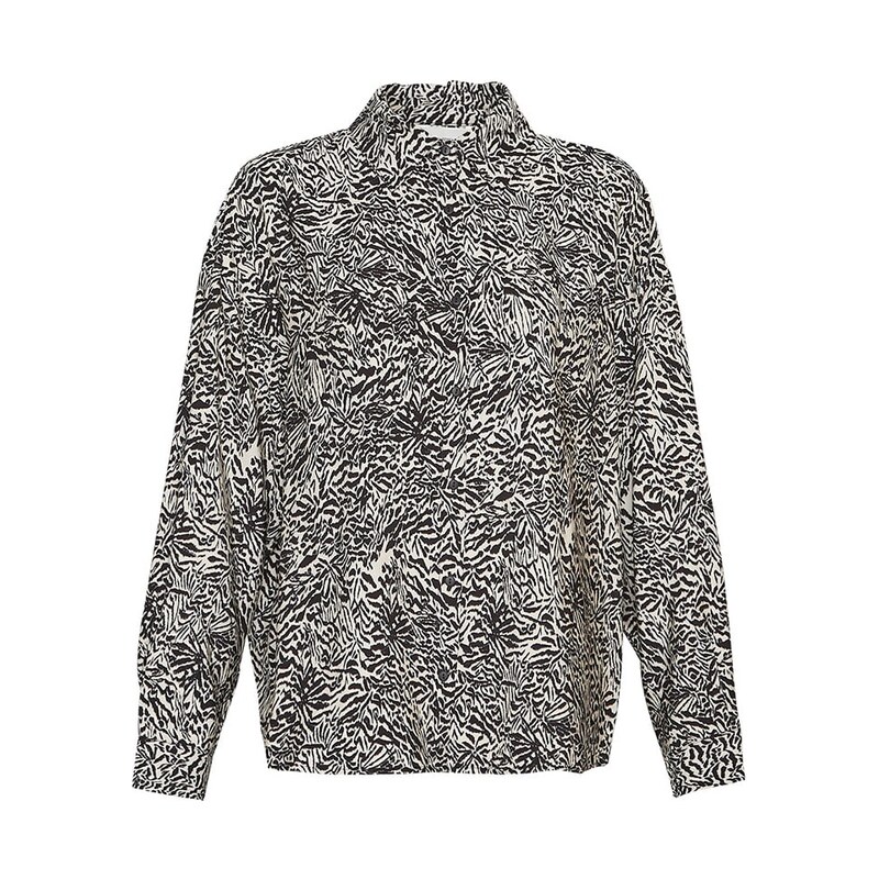 Košile MOSS COPENHAGEN Creme/ Schwarz 7913950 115438177