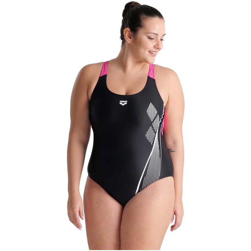 Plavky Arena Schwarz/ Pink 6347332 115439600