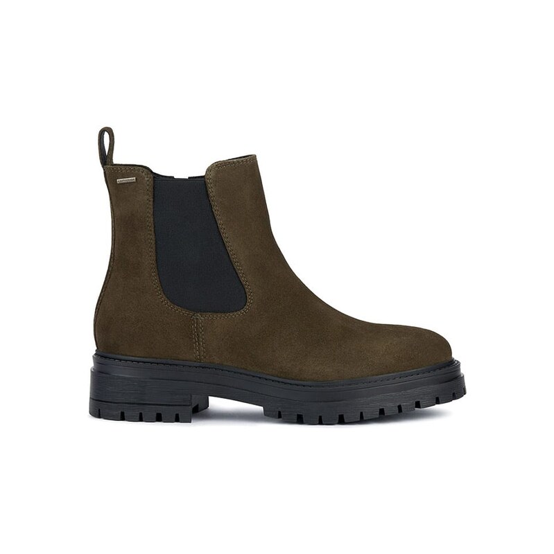 Kozačky Geox Khaki 5002374