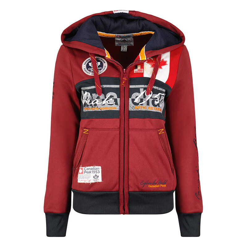 Mikina Canadian Peak Rot 6988504