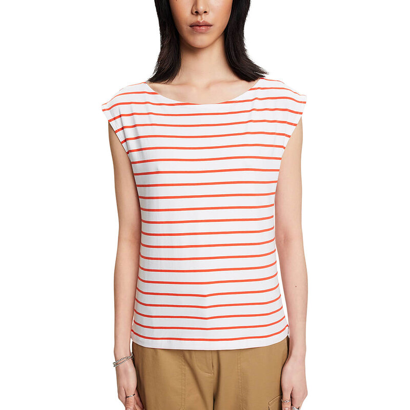 Tričko ESPRIT Orange/ Weiß 7037372 115440220