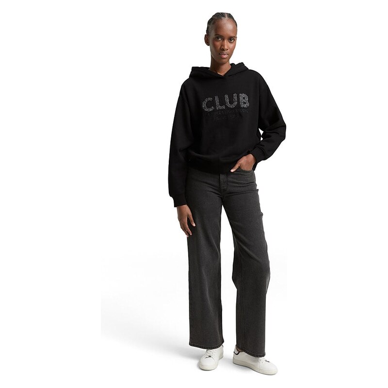 Mikina Tom Tailor Schwarz 658355