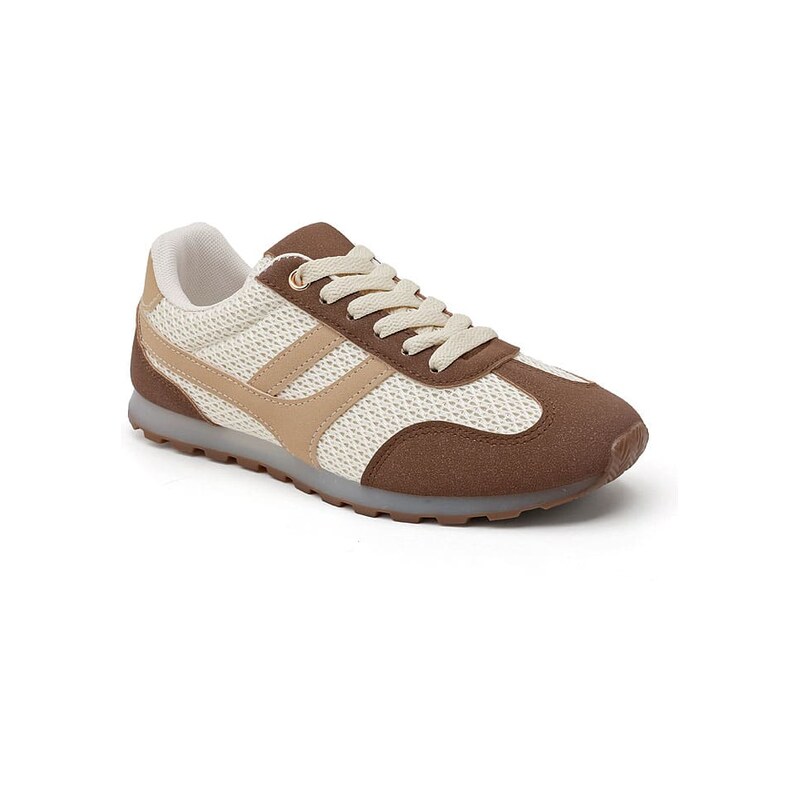Tenisky Sixth Sens Beige/ Braun/ Creme 4642226