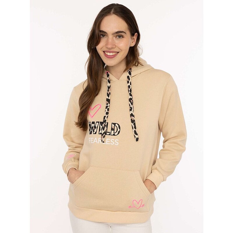 Mikina Zwillingsherz Beige 6414140 115446110