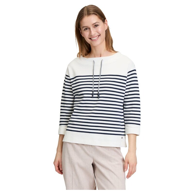 Mikina BETTY & CO Weiß/ Dunkelblau 6854635 115446817
