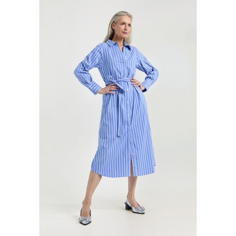 Šaty Josephine & Co Blau/ Weiß 6087055