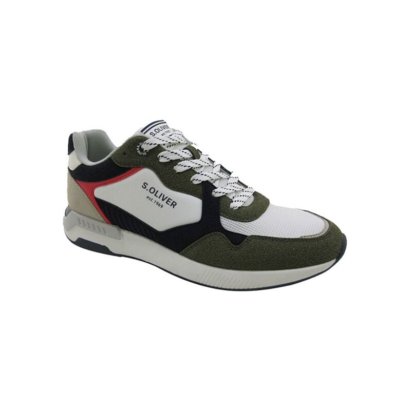 Tenisky s.Oliver Creme/ Khaki 6859924
